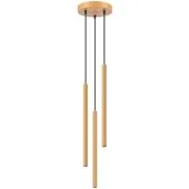 Sollux Arche SL.1342 goudkleurig geribbelde buis hanglamp