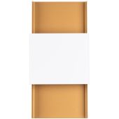 Sollux Durlin SL.1353 wit met goudkleurige wandlamp