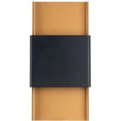 Sollux Durlin SL.1354 zwart met goudkleurige wandlamp