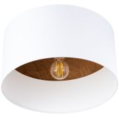 Sollux Telesto SL.1392 plafonniere van textiel en hout