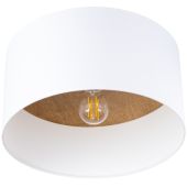 Sollux Telesto SL.1393 plafonniere van textiel en licht hout