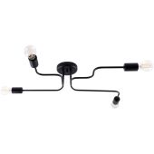 Sollux Vector SL.1446 zwarte plafondlamp