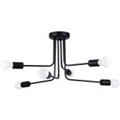 Sollux Norah SL.1452 zwarte plafondlamp