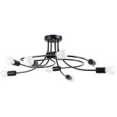 Sollux Levar SL.1457 zwarte plafondlamp