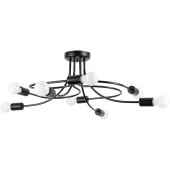 Sollux Levar SL.1457 zwarte plafondlamp