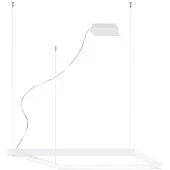 Thoro Nelya TH.147 witte vierkante hanglamp