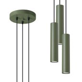 Sollux Lagos SL.1487 olijf groene hanglamp