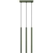 Sollux Pastelo SL.1520 olijfgroene hanglamp met buizen