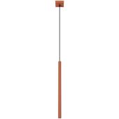 Sollux Pastelo SL.1524 oker rode buisvormige hanglamp