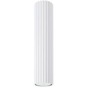 Sollux Karbon SL.1532 witte geribbelde plafondlamp