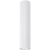 Sollux Karbon SL.1532 witte geribbelde plafondlamp
