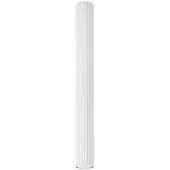 Sollux Karbon SL.1534 witte geribbelde plafondlamp