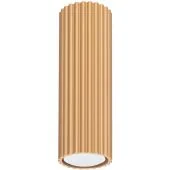 Sollux Karbon SL.1550 goudkleurige geribbelde plafondlamp