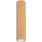Sollux Karbon SL.1551 goudkleurige geribbelde plafondlamp