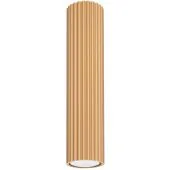 Sollux Karbon SL.1551 goudkleurige geribbelde plafondlamp
