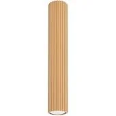 Sollux Karbon SL.1552 goudkleurige geribbelde plafondlamp