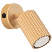 Sollux Karbon SL.1560 goudkleurige geribbelde wandspot