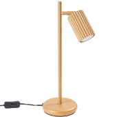 Sollux Karbon SL.1567 goudkleurige geribbelde tafellamp