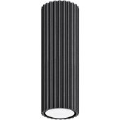 Sollux Karbon SL.1569 zwarte geribbelde plafondlamp
