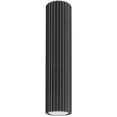 Sollux Karbon SL.1570 zwart geribbelde plafondlamp