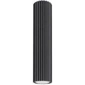 Sollux Karbon SL.1570 zwart geribbelde plafondlamp