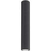 Sollux Karbon SL.1571 zwart geribbelde plafondlamp