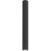 Sollux Karbon SL.1572 zwart geribbelde plafondlamp