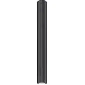 Sollux Karbon SL.1572 zwart geribbelde plafondlamp