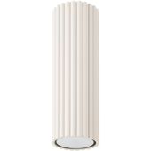 Sollux Karbon SL.1588 beige geribbelde plafondlamp