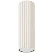Sollux Karbon SL.1588 beige geribbelde plafondlamp