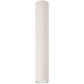 Sollux Karbon SL.1590 beige geribbelde plafondlamp