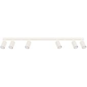 Sollux Karbon SL.1604 beige geribbelde zes spotbalk