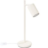 Sollux Karbon SL.1605 beige geribbelde tafellamp