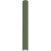 Sollux Karbon SL.1610 olijfgroene geribbelde plafondlamp