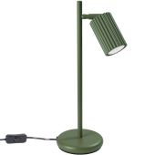 Sollux Karbon SL.1624 groen geribbelde tafellamp