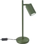 Sollux Karbon SL.1624 groen geribbelde tafellamp