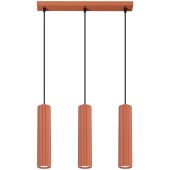 Hanglamp Karbon rood 45cm