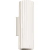 Sollux Karbon SL.1653 beige geribbelde updown wandlamp