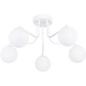 Sollux Astral SL.1660 witte plafondlamp met vijf bollen