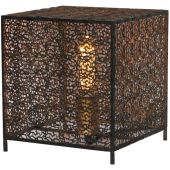 Freelight Avola T0802Z zwart gouden tafellamp