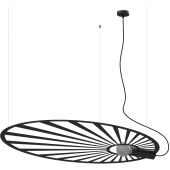 Thoro Lehdet TH.001CZ grote zwarte hanglamp