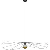 Thoro Eskola TH.010CZ zwarte hanglamp van draadstaal