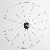 Thoro Eskola TH.013CZ grote wandlamp van draadstaal