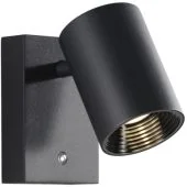 Freelight Picchio W8501Z zwarte wandspot met touchdimmer en geribbelde opening lichtpunt