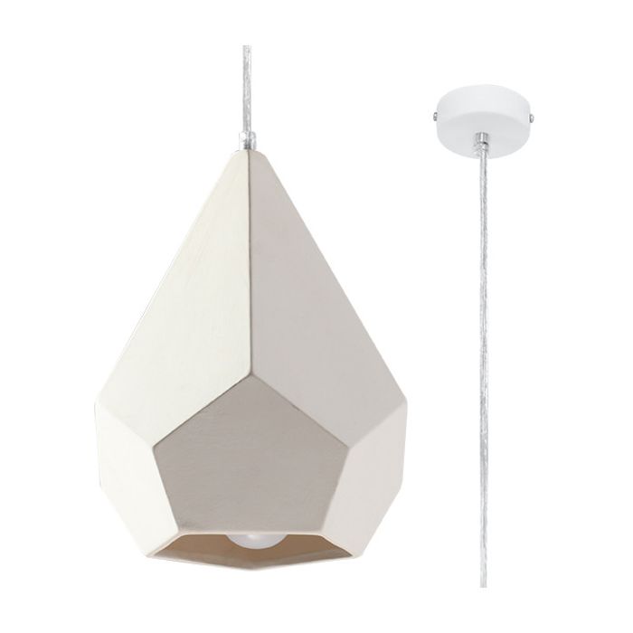 Soll SOL0844 Hanglamp Pavlus overschilderbaar 25cm