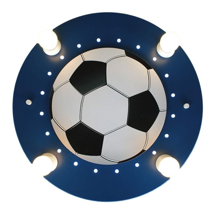 Elobra EL-127766 Plafondlamp Voetbal blauw 50cm 