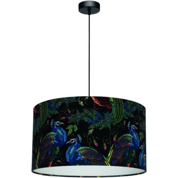 BT BT-15099104 Hanglamp Pauw zwart 45cm