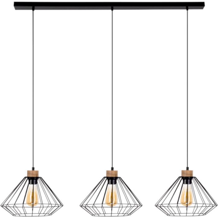BT BT-187119304 Hanglamp Raquelle eik 125cm