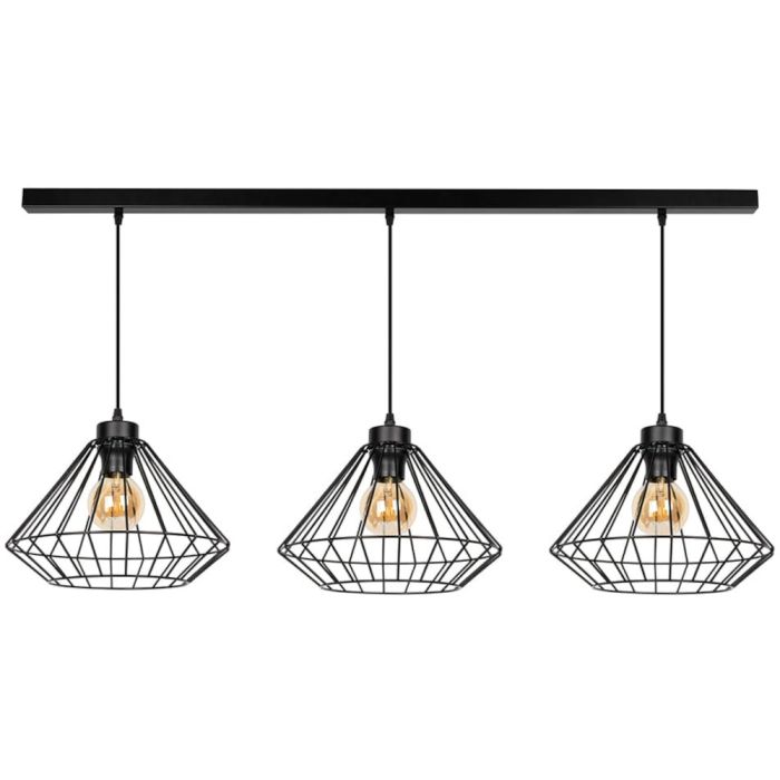 BT BT-187149304 Hanglamp Raquelle zwart 125cm