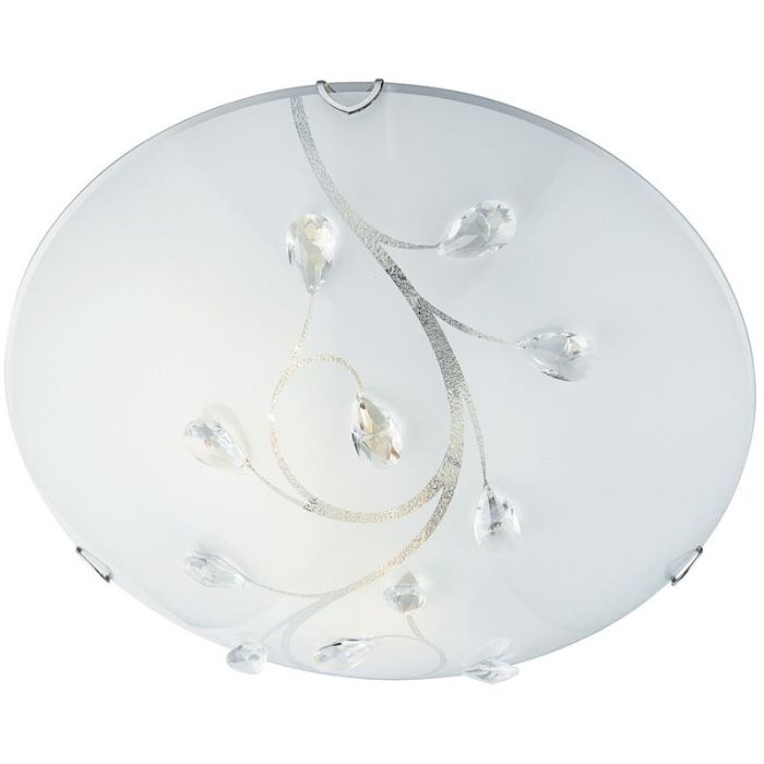 Searchlight SL-2140-30 Plafonniere Dunkirk kristal 30cm